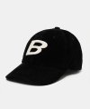 CORDUROY BALL CAP - BLACK
