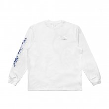 [Buckets City] LS 티셔츠 WHITE