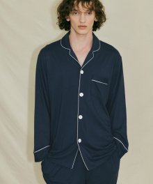 [모달] (m) Essential Navy Pajama Set