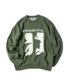 RUNNER PUZZLE PIECE JACQUARD KNIT_SAGE GREEN