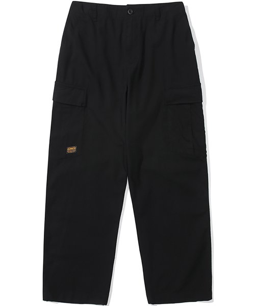 M-LABEL LOOSE-FIT RIBSTOP POCKET PANTS чёрный
