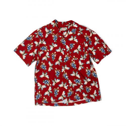 MUSINSA | IOEDLE Blueberry Hawaiian Shirt - Red