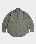 에스피오나지(ESPIONAGE) Utility 5PK Pullover Shirt Jacket Sage Grey