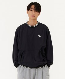 MG AUTHENTIC NYLON PULLOVER - BLACK