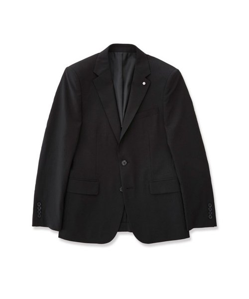 MUSINSA公式 | STCO Slim fit lightweight poly suit jacket (black)