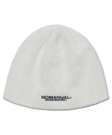 NM HAIRY BEANIE - CREAM