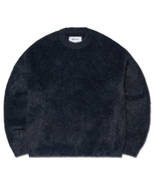 CROPPED HAIRY KNIT - DUSK