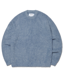 CROPPED HAIRY KNIT - MARINA