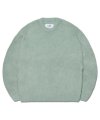 CROPPED HAIRY KNIT - DUST MINT