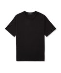 에스티코(STCO) 세미오버핏 라운드넥 100수 수피마 면 티셔츠 (블랙)