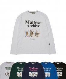 말티즈 아카이브 롱슬리브 티셔츠 6 COLOR
