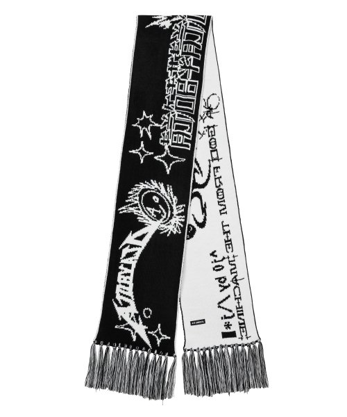 【AJO AJOBYAJO】23FW★ [PBA] AJOLICA Collage Muffler 아조바이아조(AJOBYAJO) [PBA] AJOLICA Collage Muffler [BLACK