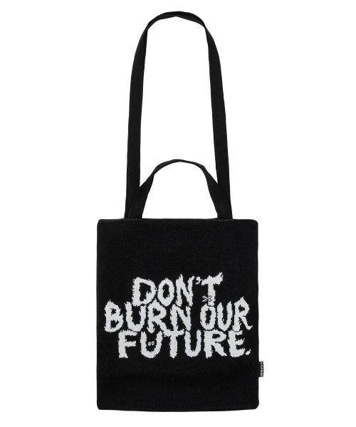 아조바이아조(AJOBYAJO) [PBA] DBOF Knitted Tote Bag [BLACK
