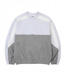 Tri Mixed Sweatshirt [MELANGE GREY]