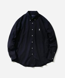 OVERSIZED HERITAGE DAN OXFORD SHIRT NAVY