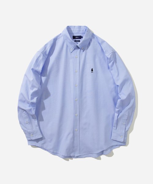 예일(YALE) OVER FIT HERITAGE DAN OXFORD SHIRT LIGHT BLUE - 사이즈 & 후기 | 무신사