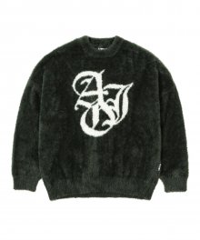 Sporty Logo Sweater [CHARCOAL]