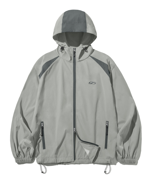 Taslan Wind Taker Jacket-Light Gray preview