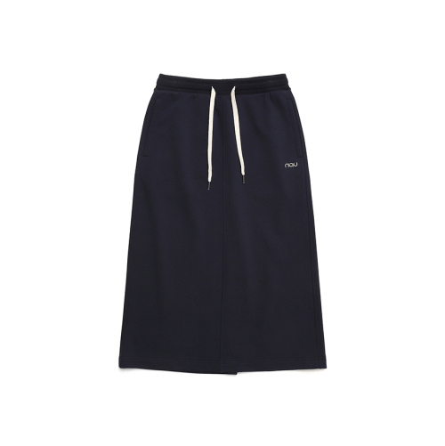 W 스웻 스커트 2 Navy