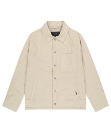 QUILTED BOMBER JACKET BEIGE(MG2DFMJ241A)
