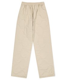 QUILTED PANT BEIGE(MG2DFMPA21A)