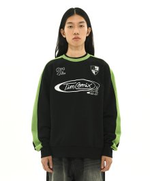 COMIX SOCCER JERSEY CREWNECK BLACK