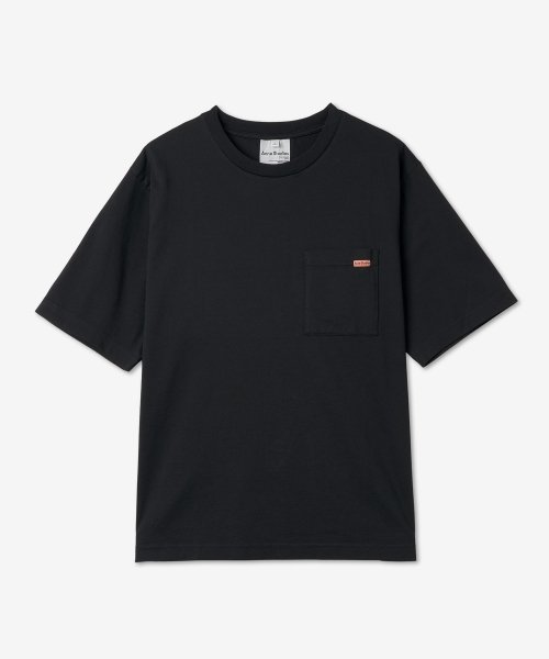 남성 크루넥 반소매 티셔츠 - 블랙 / CL0219900