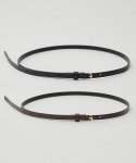 링서울(LINGSEOUL) [선물옵션] 10mm cowhide belt - [brown/black]