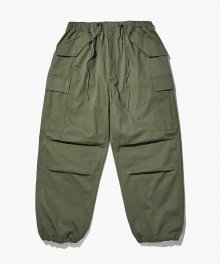 M65 WIDE CARGO TWILL PANTS_OLIVE