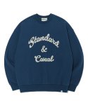 사운즈라이프(SOUNDSLIFE) S&C Embroidery Sweatshirts Blue