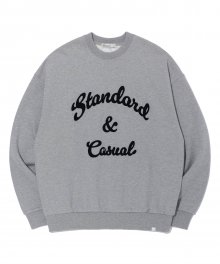 S&C Embroidery Sweatshirts Grey