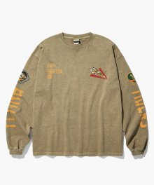 MIL SERIES LONG SLEEVE(74TH FIGHTER SQ)_PIGMENT BEIGE