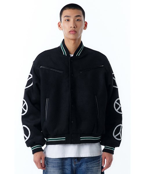 Comme des garcons hot sale varsity jacket