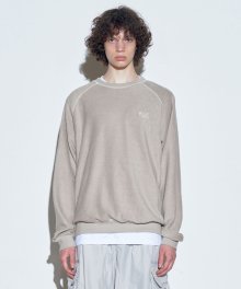 Inside-Out Sweatshirt Sand Beige