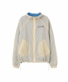 Reversible Wind Jacket L.Beige/Blue