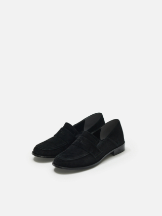 로서울(ROH SEOUL) Soffy penny loafer Suede Black 상품 이미지