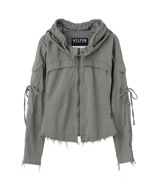 SCULPTOR ロウエッジコットンジャケット 스컬프터(SCULPTOR) Low Edge Cotton Jacket Gray - 사이즈