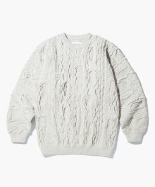 VINTAGE CABLE KNIT_OATMEAL