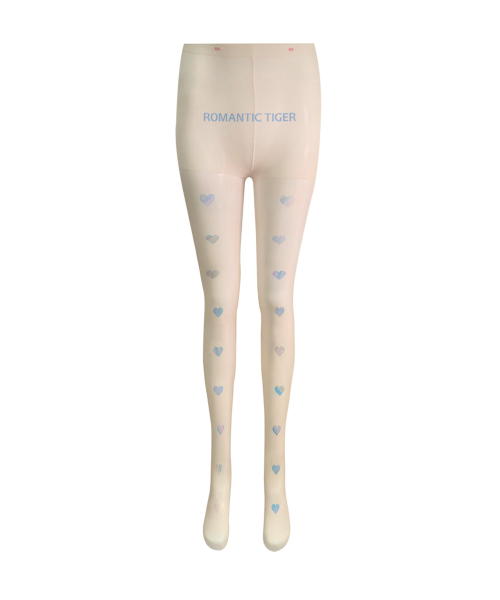 로맨틱타이거(ROMANTIC TIGER) Heart is Poped Out tights (Skin