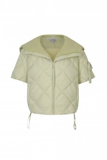 LADYBIRD DUCK DOWN SHORT SLEEVE  JACKET_Pistachio