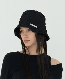 Quilted Bucket Hat_Black