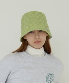 Quilted Bucket Hat_Green