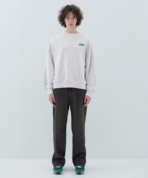 오아이오아이 컬렉션() 세미 와이드 M 데님 팬츠_브라운 상품 이미지