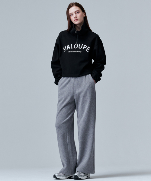 Укороченный анорак-свитшот 5302 (Black)