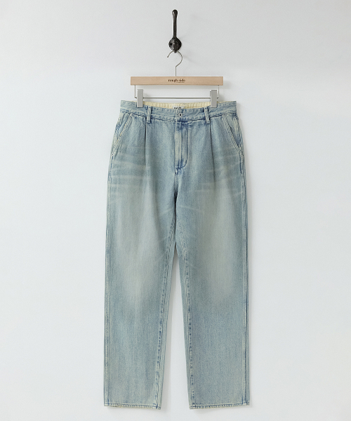 Drape Denim Pants Bleach