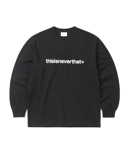 MUSINSA | thisisneverthat® T-Logo L/S Tee Black