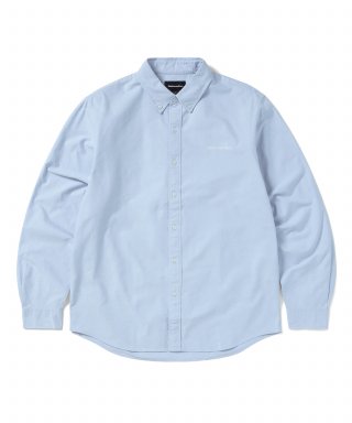 디스이즈네버댓(THISISNEVERTHAT) T-Logo Oxford Shirt Light Blue 상품 이미지