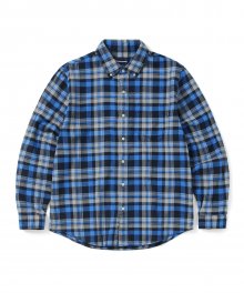 (FW23) Flannel Check shirt Blue