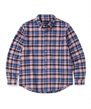 디스이즈네버댓(THISISNEVERTHAT) (FW23) Flannel Check shirt Pink 상품 이미지