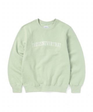 디스이즈네버댓(THISISNEVERTHAT) Arch-Logo Crewneck Pale Green 상품 이미지